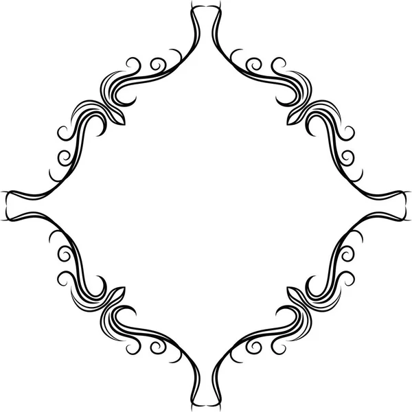 Diamantantik mönsterram — Stock vektor
