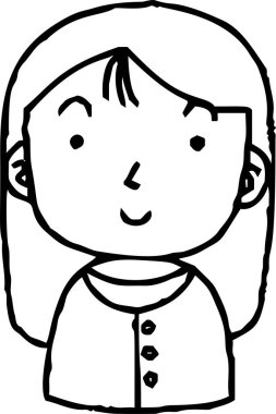 Tek renkli El, gülümseyen insanların ikonunu çizdi. 