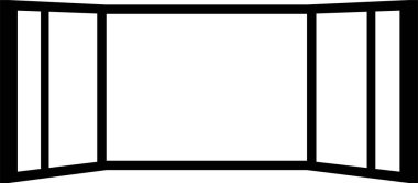 Bu, Açılmış pencere çerçevesinin bir resmidir 