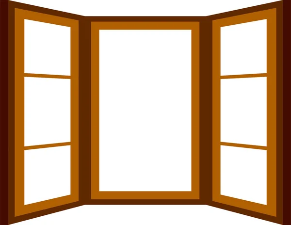 Иллюстрация Рамы Открытого Окна — стоковый вектор