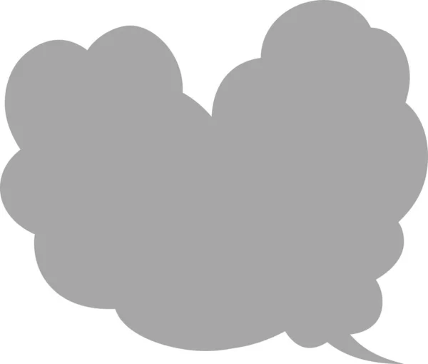 Esta Una Ilustración Nubes Dibujos Animados Lindo Discurso Burbuja — Vector de stock