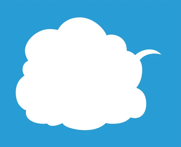 Esta Una Ilustración Nubes Dibujos Animados Lindo Discurso Burbuja — Archivo Imágenes Vectoriales