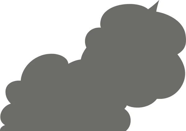 Questa Illustrazione Carino Fumetto Nube Discorso Bolla Collegato Lateralmente — Vettoriale Stock