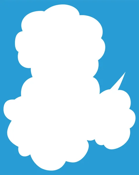 Esta Uma Ilustração Bolhas Fala Nuvem Desenhos Animados Fofos Conectadas —  Vetores de Stock