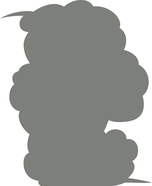 Questa Illustrazione Verticalmente Collegato Carino Fumetto Nuvola Discorso Bolle — Vettoriale Stock