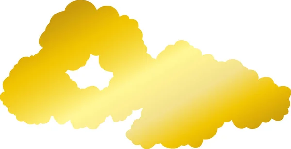 Dies Ist Eine Illustration Japanischer Wolken Die Miteinander Verbunden Sind — Stockvektor