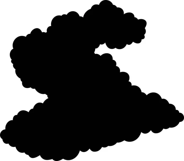 Esta Uma Ilustração Das Nuvens Japonesas Ligadas Umas Outras —  Vetores de Stock