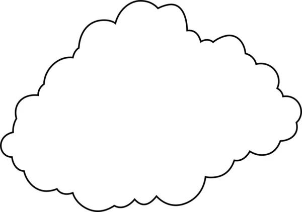 Esta Una Ilustración Nubes Japonesas — Vector de stock