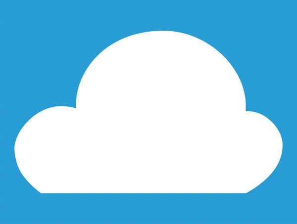 Αυτή Είναι Μια Απεικόνιση Των Χαριτωμένων Σύννεφα Κινουμένων Σχεδίων — Διανυσματικό Αρχείο