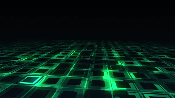 Video Cyber Space Floor — Stock Video