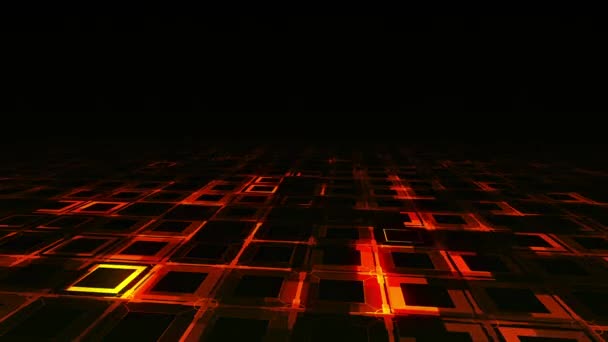 Ceci est une vidéo de plancher cyberespace 3D 