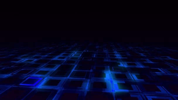 Ceci est une vidéo de plancher cyberespace 3D 