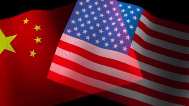 Bu, Yeni Soğuk Savaş 'ı temsil eden bayrak çatışmalarının bir videosu.