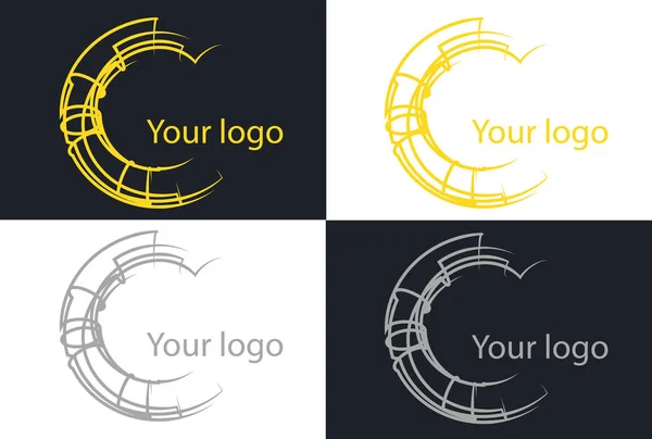 C - логотип — стоковый вектор