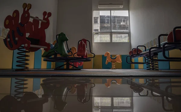 Sala Jogos Infantil Condomínio Banguecoque Tailândia — Fotografia de Stock