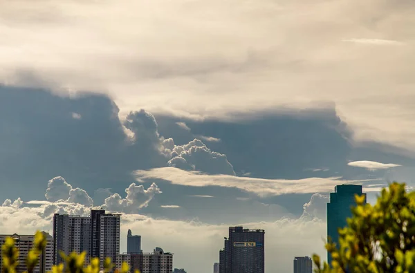 Bangkok Thaiföld Május 2020 Sky View Bangkok Felhőkarcolók Üzleti Negyedben — Stock Fotó