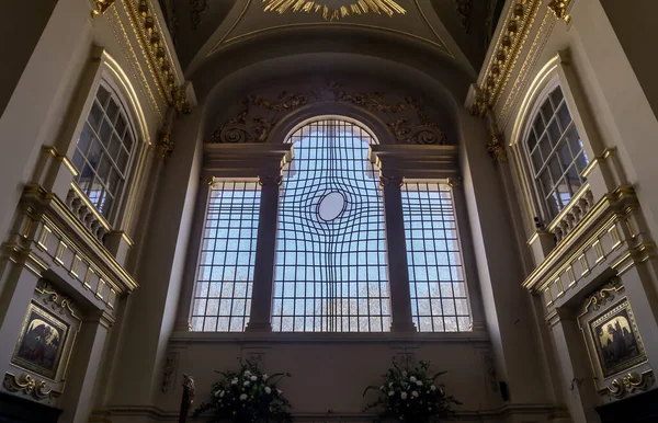 Londýn Apr 2019 Okno Olovnatého Skla Kostele Martina Severovýchodním Rohu — Stock fotografie