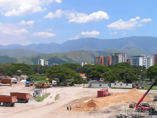 Bouw Venezuela Bouw Van Sociale Woningen — Stockfoto
