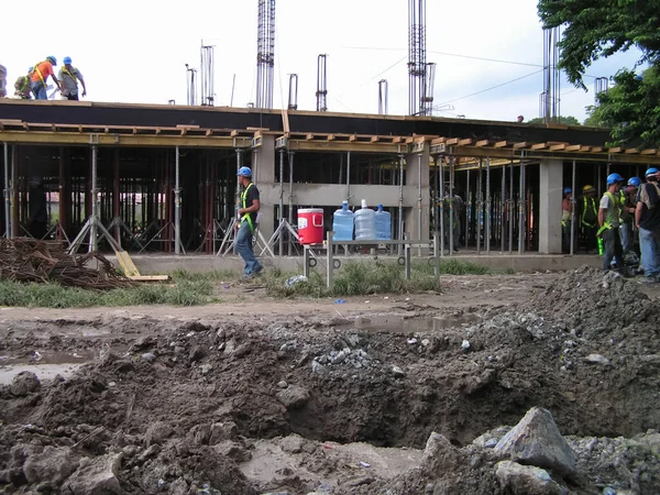 Építkezés Venezuelában Szociális Lakások Építése — Stock Fotó