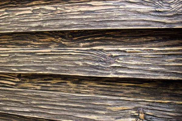 Aged Wood Texture Boards Black Brown Artificially Aged Wood Deep — Stock Photo, Image