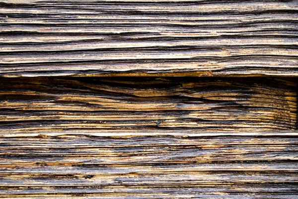 Textura Madeira Envelhecida Tábuas São Pretas Castanhas Madeira Envelhecida Artificialmente — Fotografia de Stock