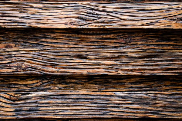Textura Madera Envejecida Las Tablas Son Negras Marrones Madera Artificial — Foto de Stock