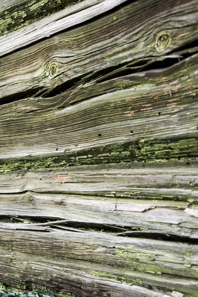 Old Wooden Boards Peeling Paint Old Background Textured Planks Oak — Stock Photo, Image