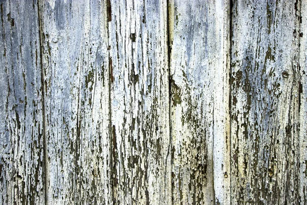 Old Wooden Boards Peeling Paint Old Background Textured Planks Oak — Stock Photo, Image