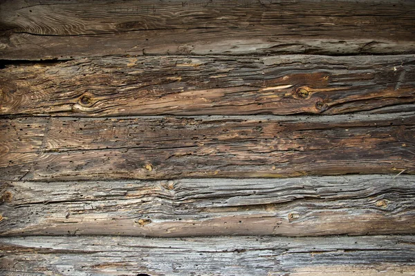 Old wooden timbered wall of a house — 스톡 사진
