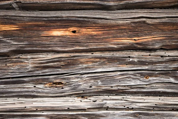 Old wooden timbered wall of a house — Stock Photo, Image