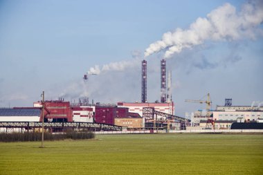 Mining and processing plant. Sylvinite mining. Belarus. Saligorsk. The third mine.