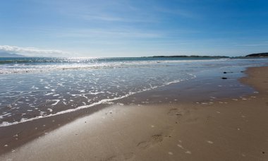 anglesey, Kuzey Galler içinde newborough, kumlu plaj