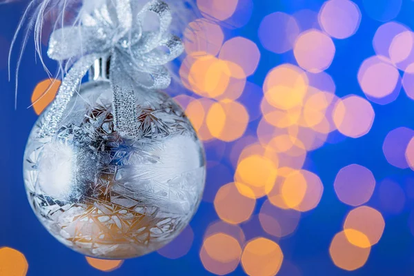 Christmas Background Balls Bokeh — Stock Photo, Image
