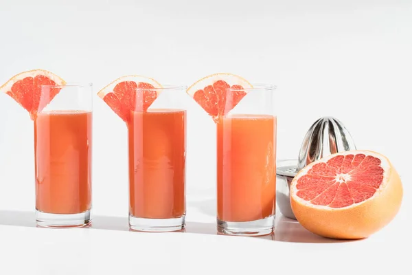 Citrussap Met Vruchtensappen — Stockfoto