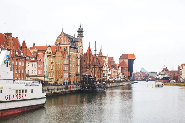 Casco Antiguo Gdansk Polonia —  Fotos de Stock