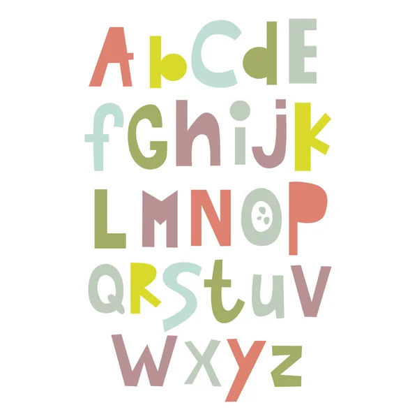 Englisches Alphabet. abc — Stockvektor