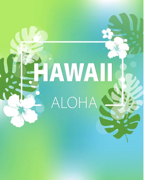 Poster "Hawaii. Aloha" — Stockvector