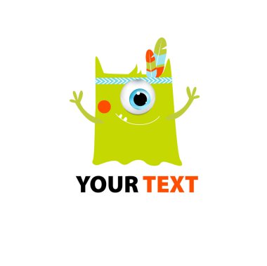 komik yeşil canavar.