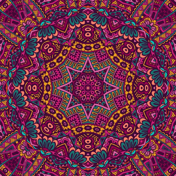 Abstract festive colorful  vector ethnic design — Stockový vektor