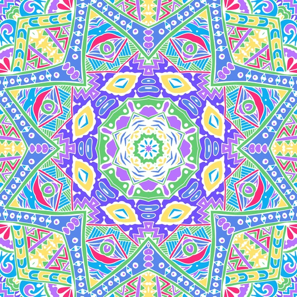 Abstract doodle colorful pattern — Stock vektor