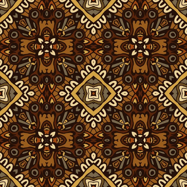 Etnische tribal geometrische print — Stockvector