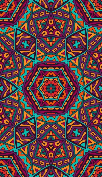 Patrón de mosaico colorido festivo abstracto — Vector de stock
