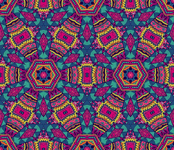 Patrón azteca étnica tribal — Vector de stock