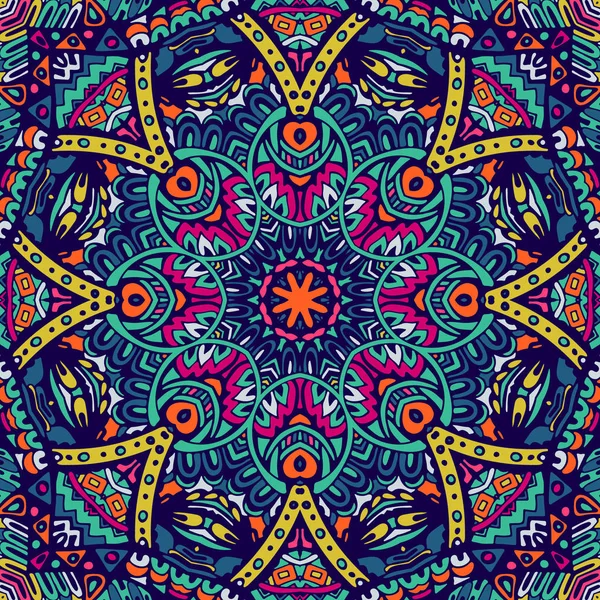 Mandala motif d'ornement rond . — Image vectorielle