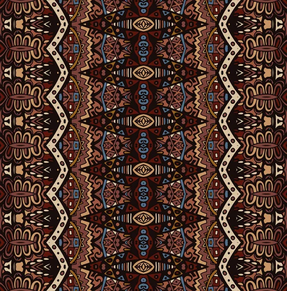 Tribal vintage ethnische nahtlose Muster ornamental — Stockvektor
