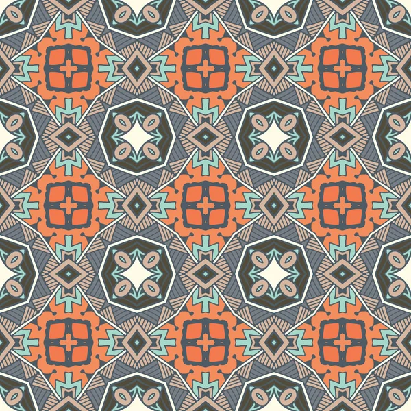 自由奔放な抽象的な幾何学的なタイル — ストックベクタ
