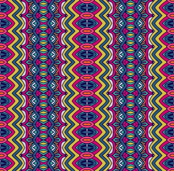 Geometrisches farbenfrohes, nahtloses Muster — Stockvektor