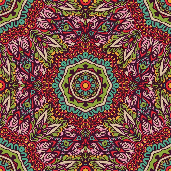 Patrón festivo mandala colorido — Archivo Imágenes Vectoriales