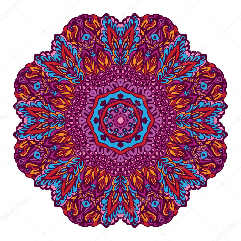 Colorful mandala flower — Stock Vector © astya #146424011