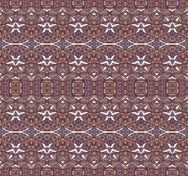 Aztec geometriska ränder design sömlösa mönster — Stock vektor